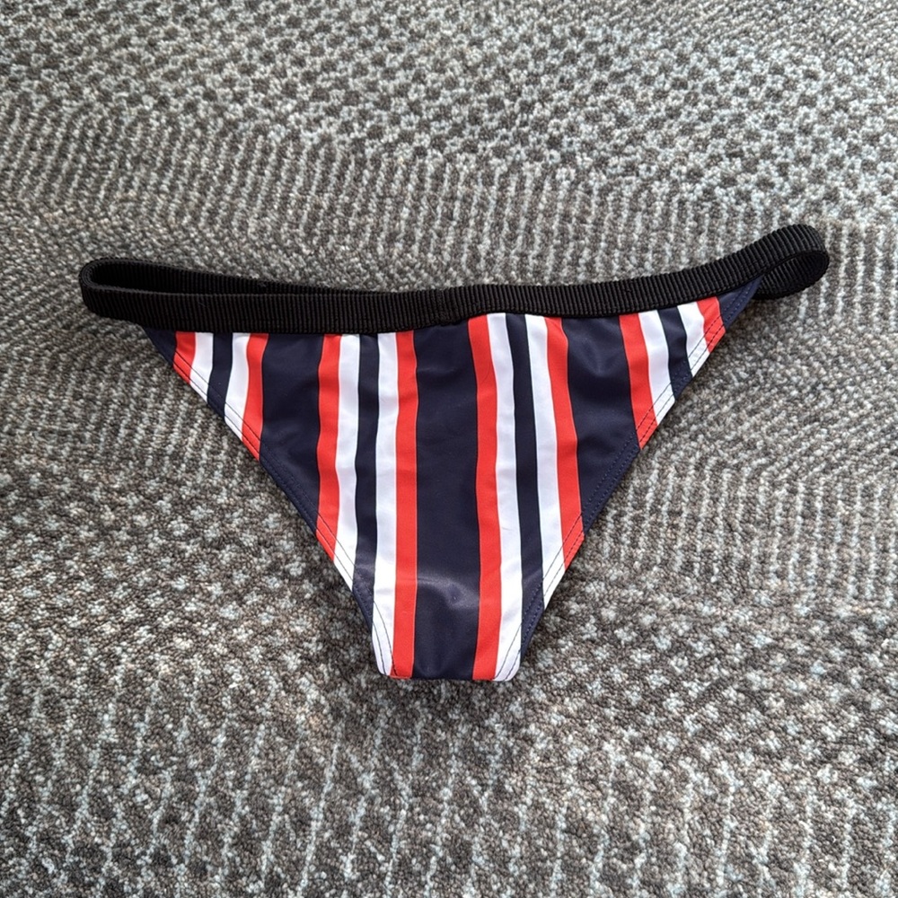 RYE Striped Bikini Bottom